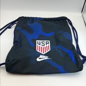 Nike USA Soccer Drawstring Gym Bag – Blue Camo